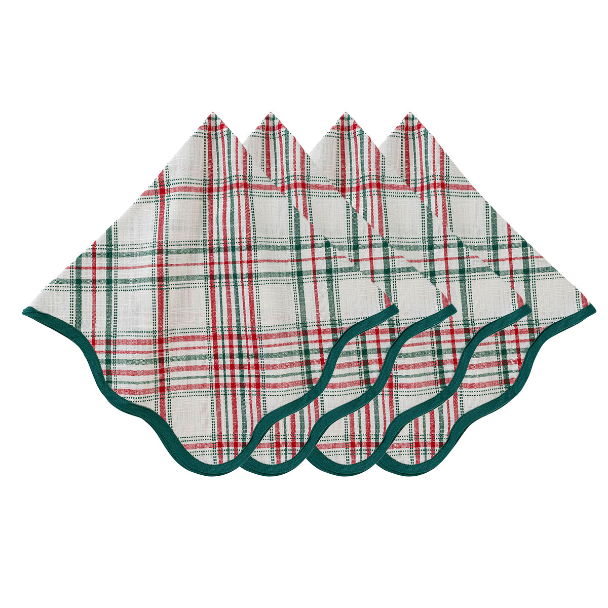 Merry Tartan Napkin, Set of 4