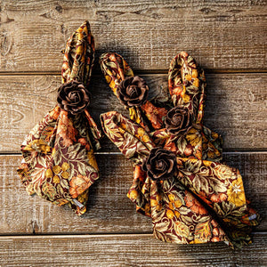 Willa Napkin in Amber, Set of 4