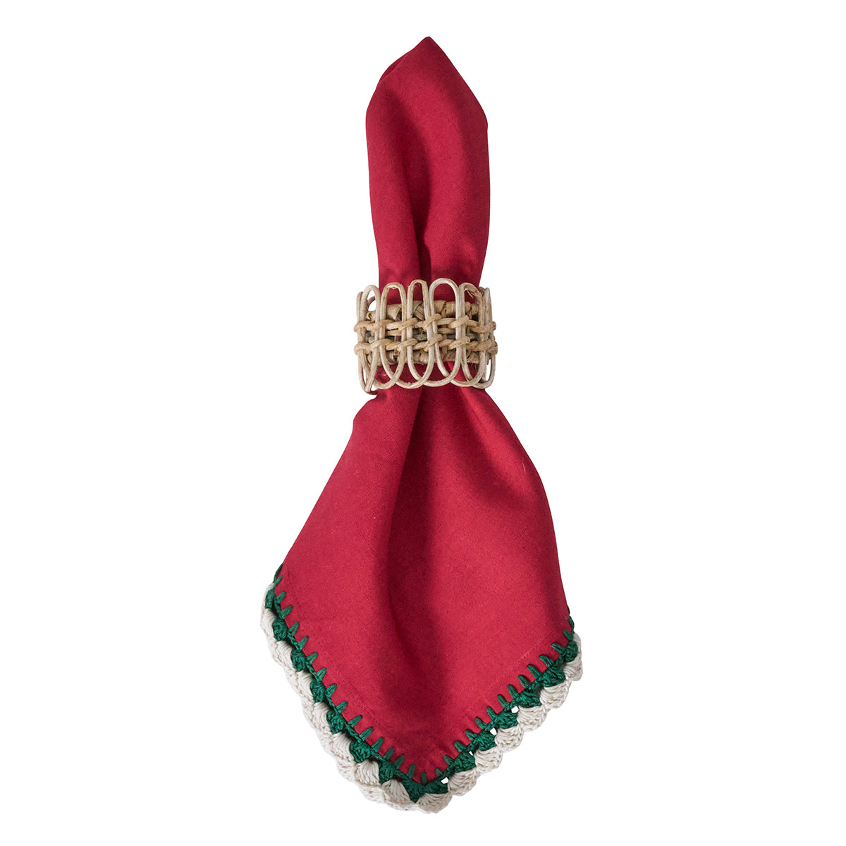 Isadora Napkin in Red, Set of 4