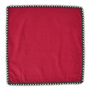 Isadora Napkin in Red, Set of 4