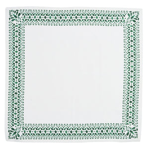 Iberian Border Napkin in Evergreen, Set of 4
