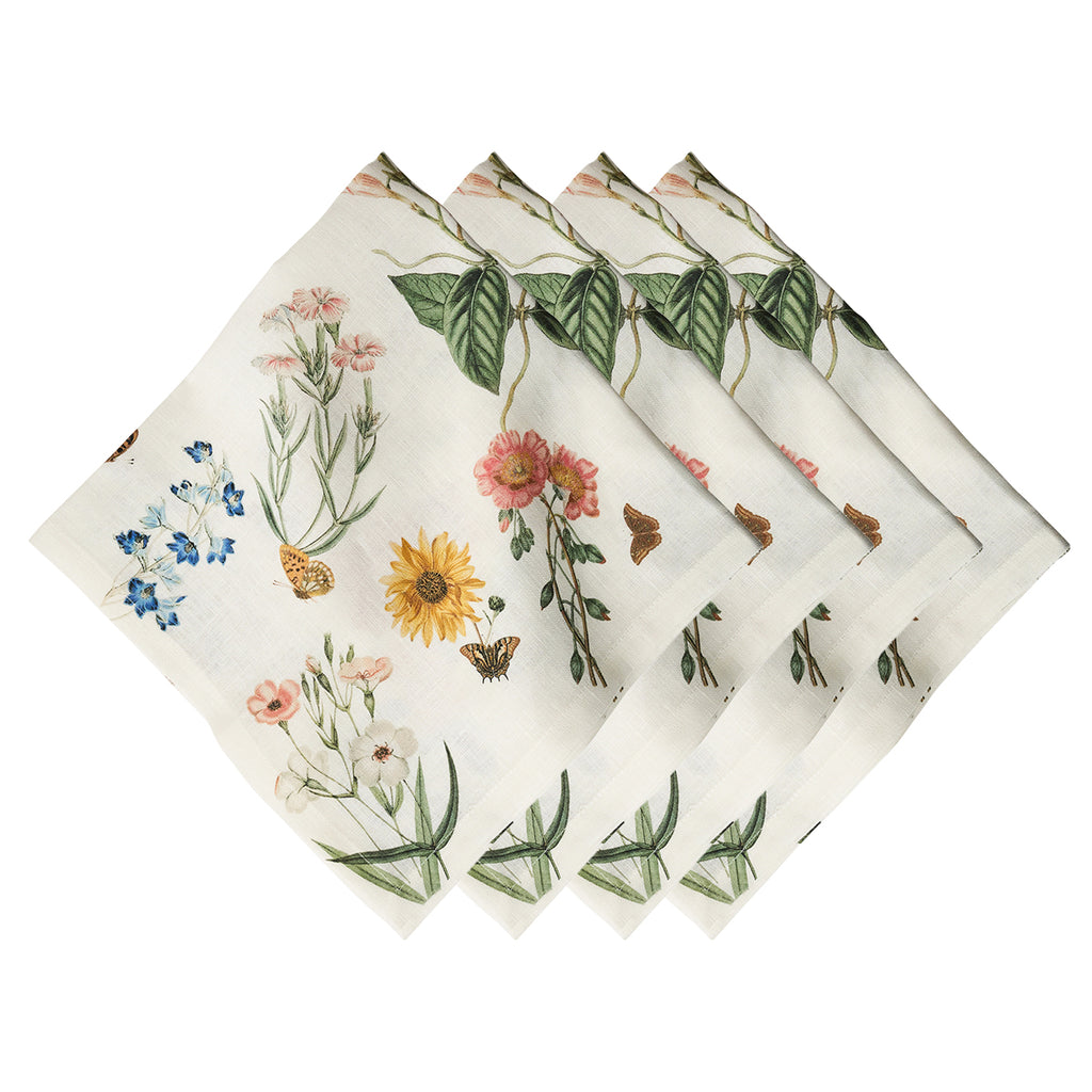 Floral Garden Napkin in Multi, Set of 4