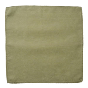 Berry Scallop Napkin in Sage, Set of 4
