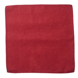 Berry Scallop Napkin in Ruby, Set of 4