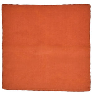 Berry Scallop Napkin in Pumpkin, Set of 4