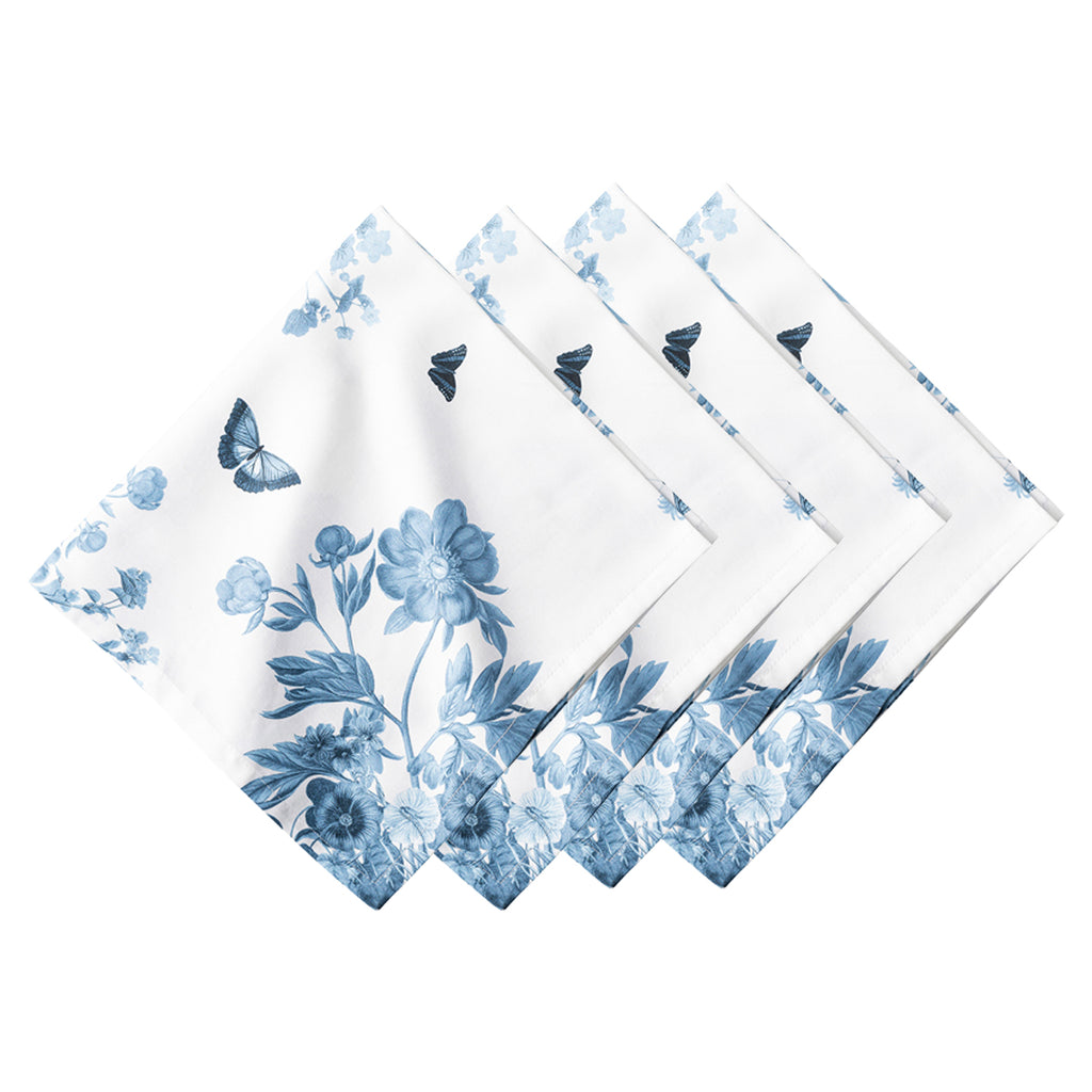 Field of Flowers Napkin in Chambray, Set of 4