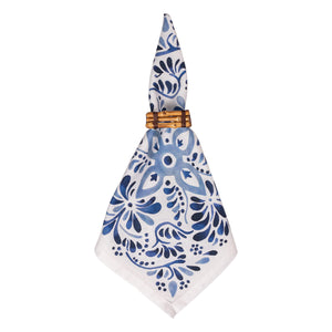 Iberian Napkin in Indigo, Set of 4