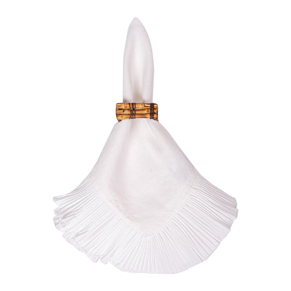 Mademoiselle Napkin in White, Set of 4