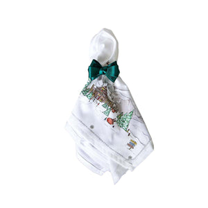 Berry & Thread North Pole Napkinin Multi, Set of 4