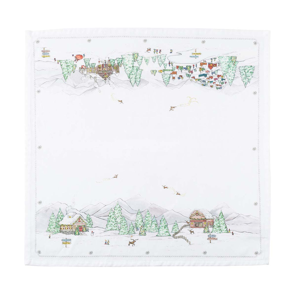 Berry & Thread North Pole Napkin in Multi, Set of 4