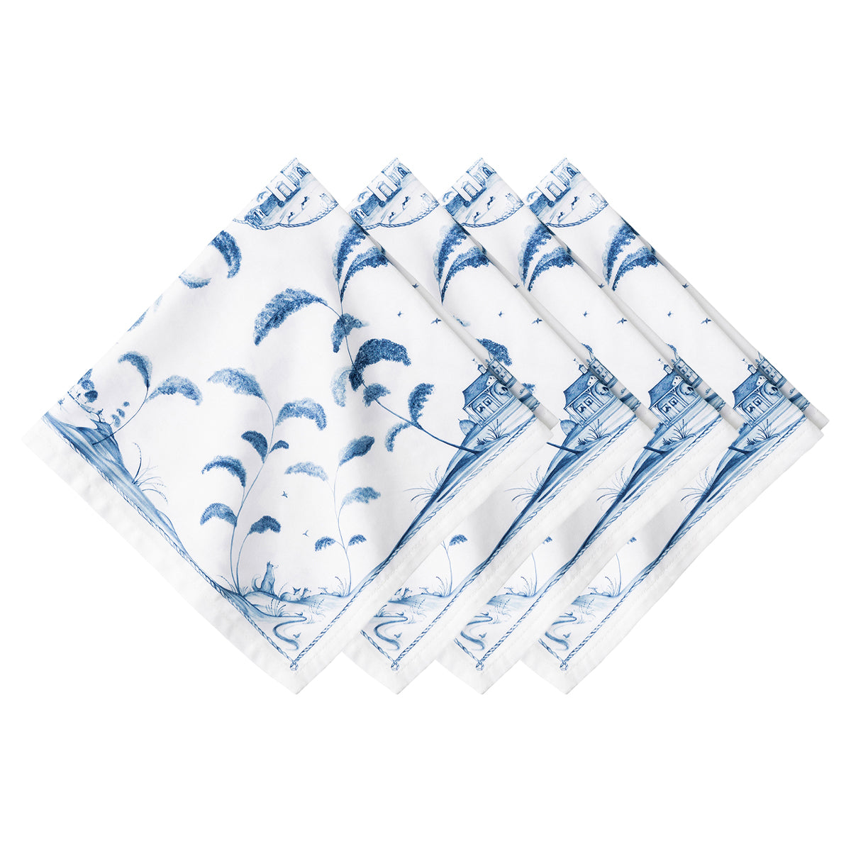 Country Estate Napkin in Delft Blue, Set of 4