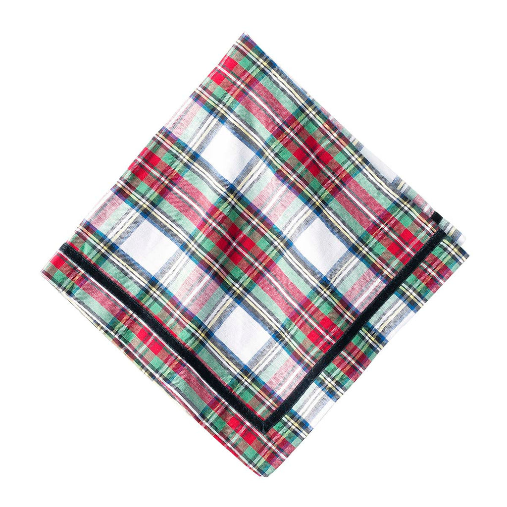 Stewart Tartan Napkin in Multi, Set of 4