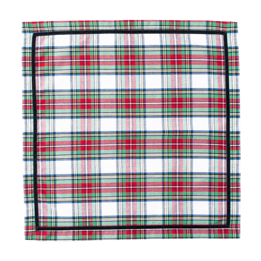 Stewart Tartan Napkin in Multi, Set of 4