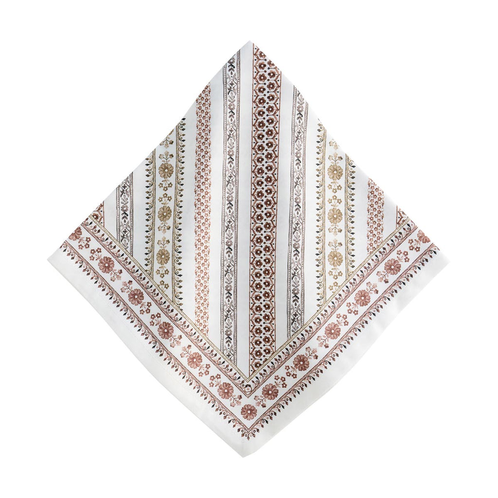 Seville Stripe Napkin in Natural, Set of 4