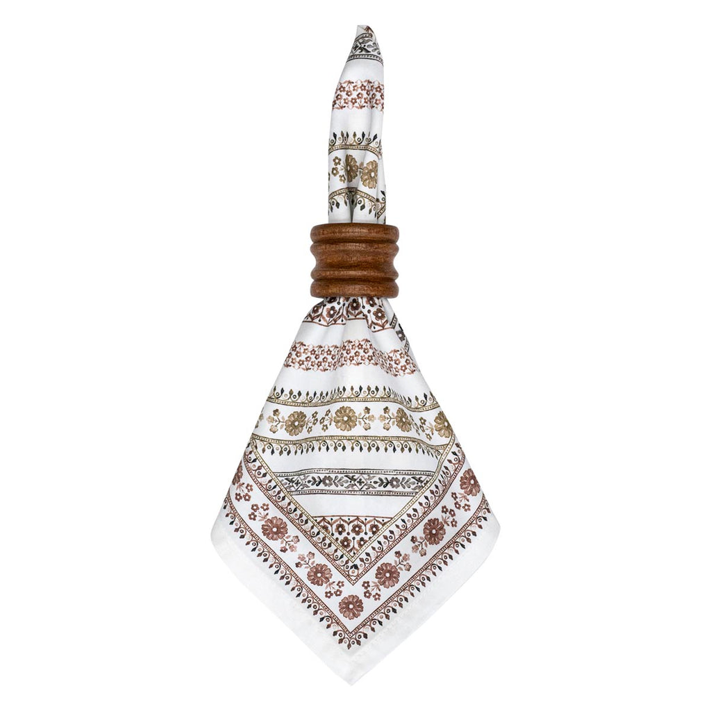 Seville Stripe Napkin in Natural, Set of 4