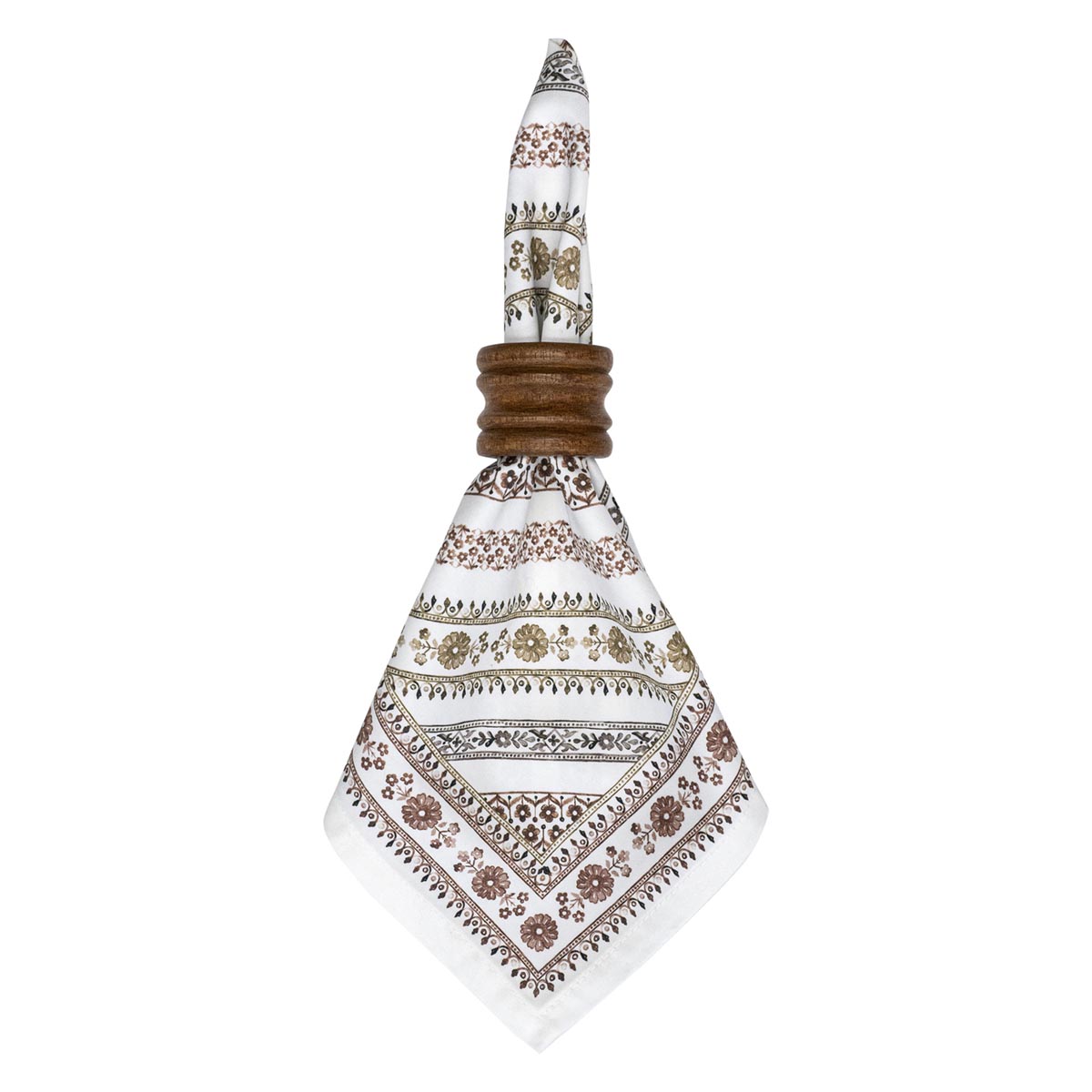 Seville Stripe Napkin in Natural, Set of 4