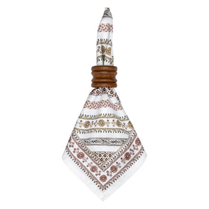 Seville Stripe Napkin in Natural, Set of 4