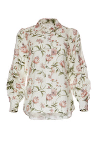 Pieta Blouse in Pink Peony