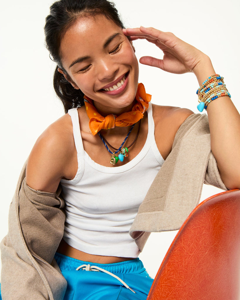 The Leather Charm Necklace