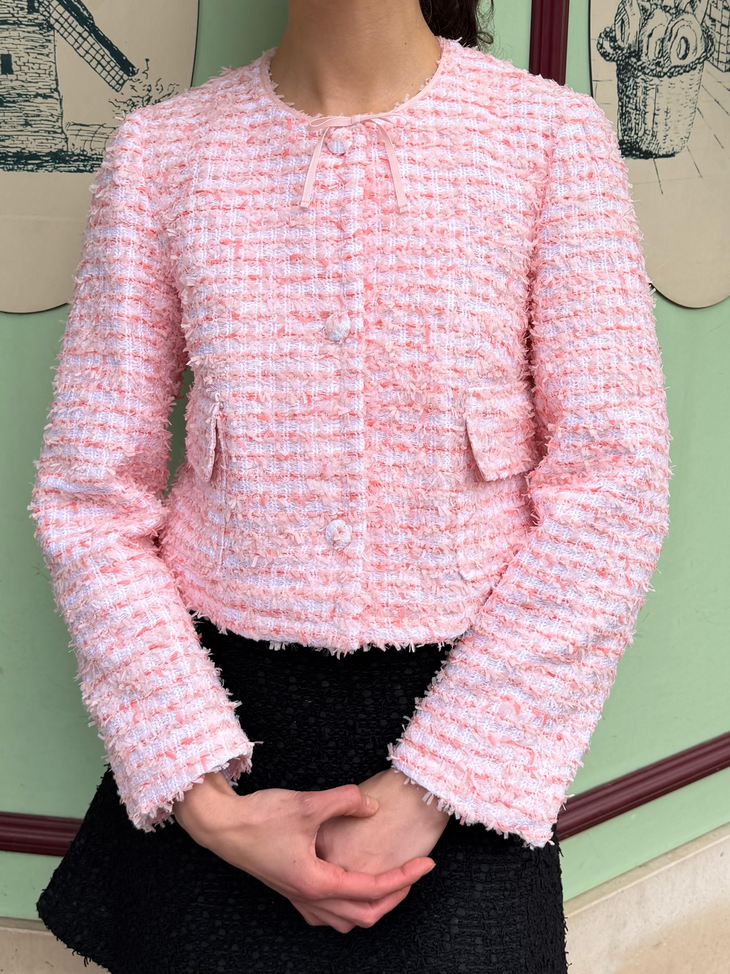 Lee Jacket in Jardin du Rose Tweed