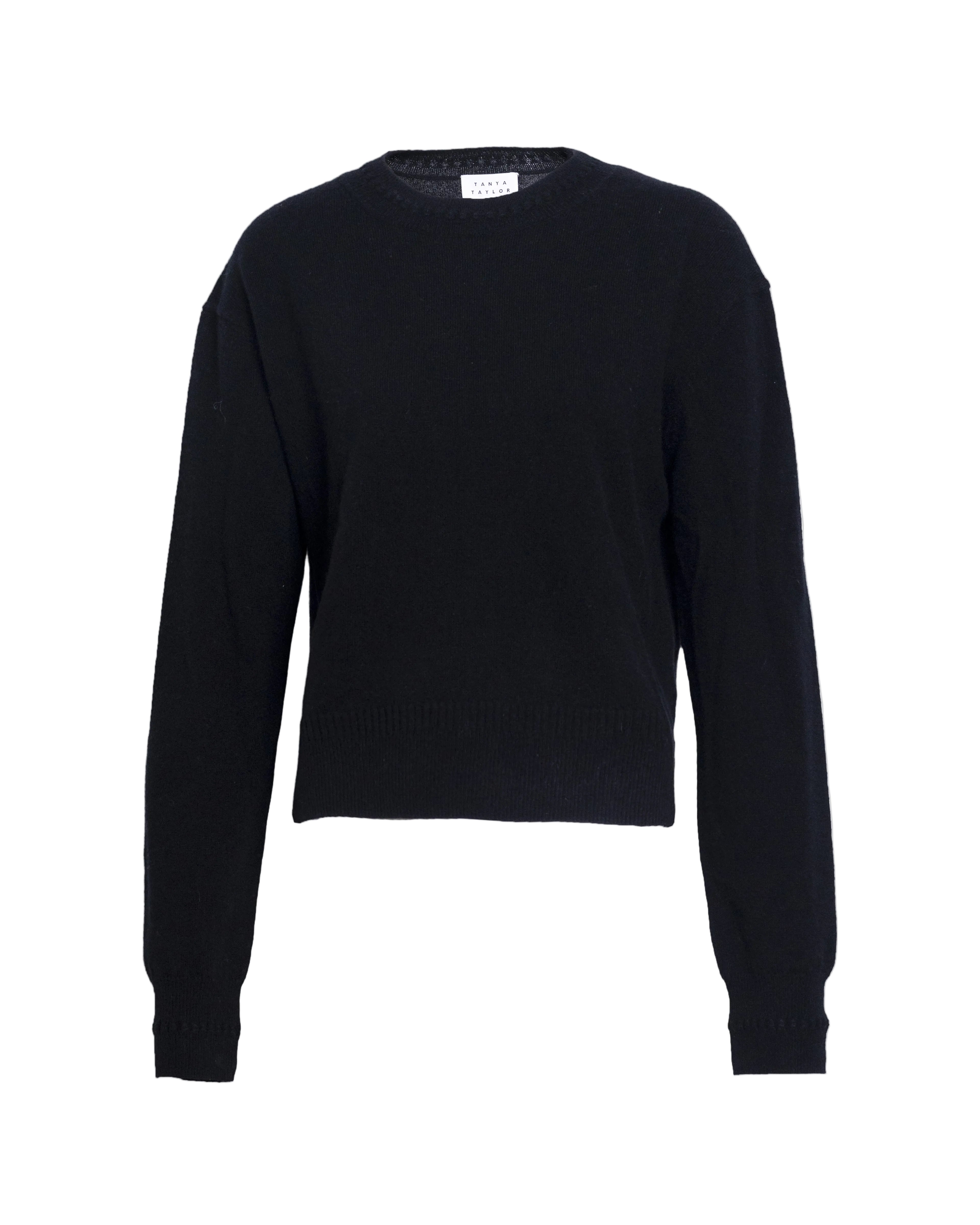 Lexia Cashmere Sweater in Black
