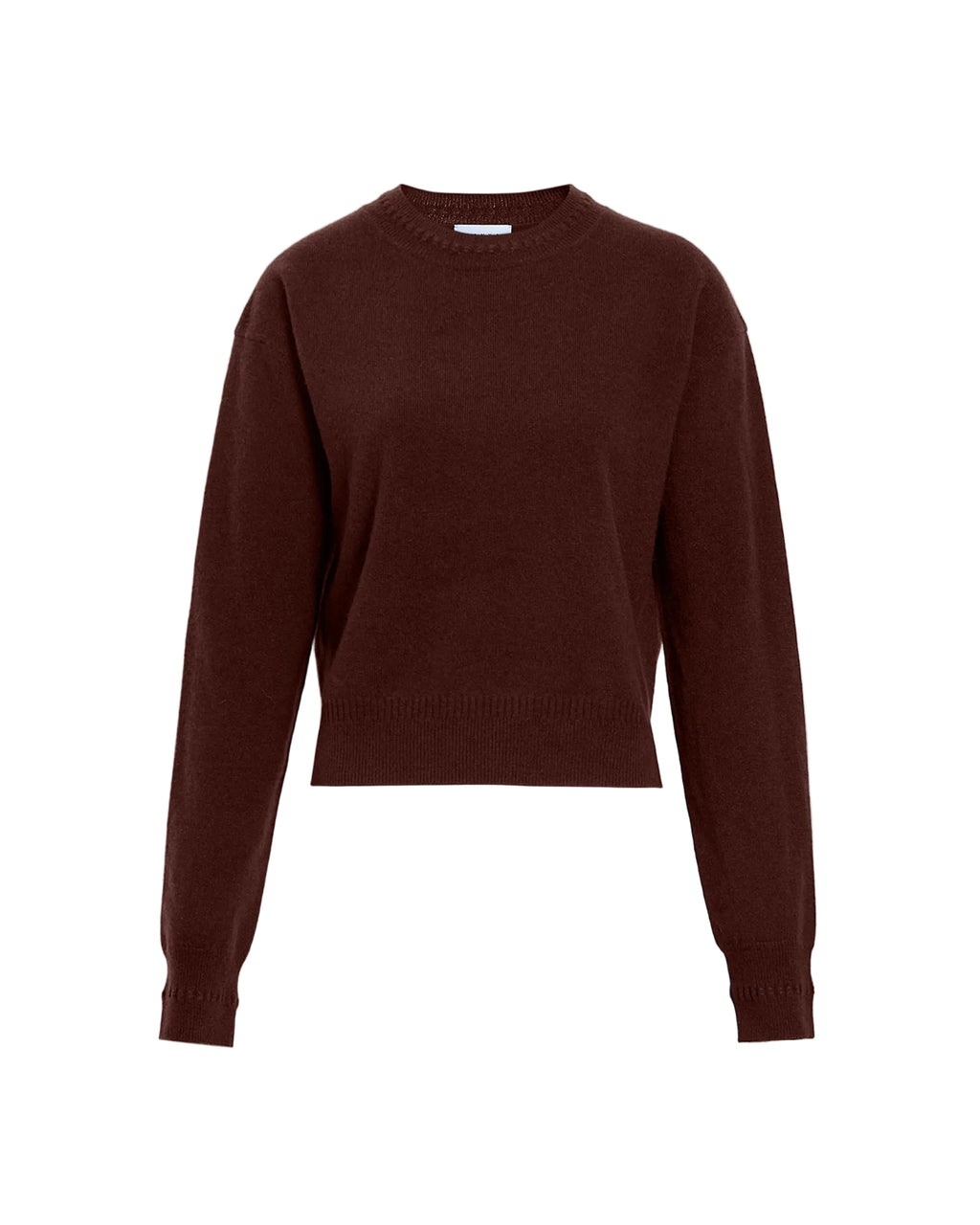 Lexia Cashmere Sweater in Deep Redwood