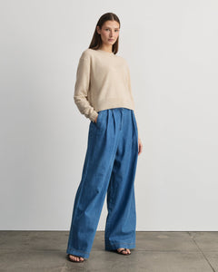 Lexia Cashmere Sweater in Oat