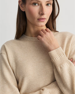 Lexia Cashmere Sweater in Oat