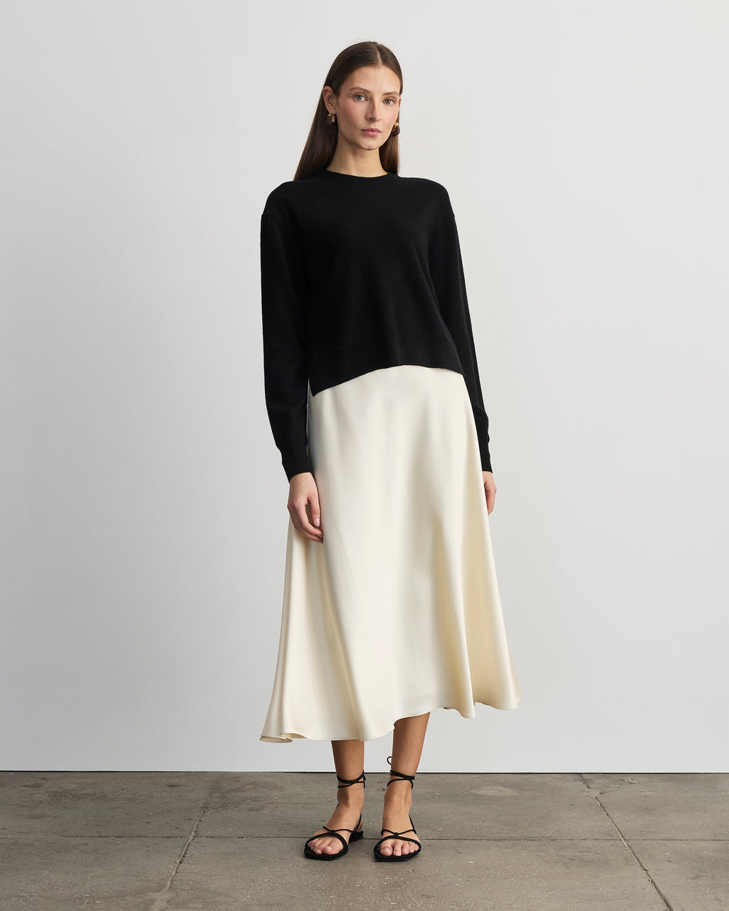 Lexia Cashmere Sweater in Black