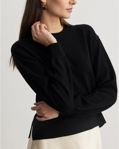 Lexia Cashmere Sweater in Black