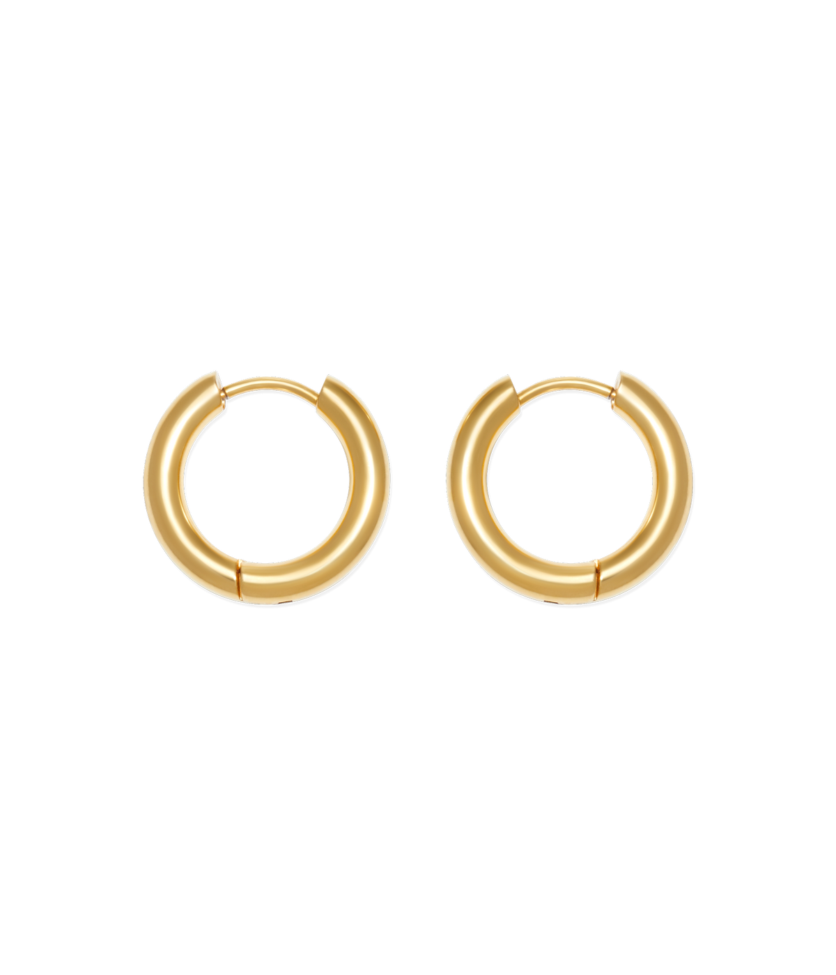 Huggie Hoops in Gold