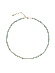 Libby Necklace in Light-Green