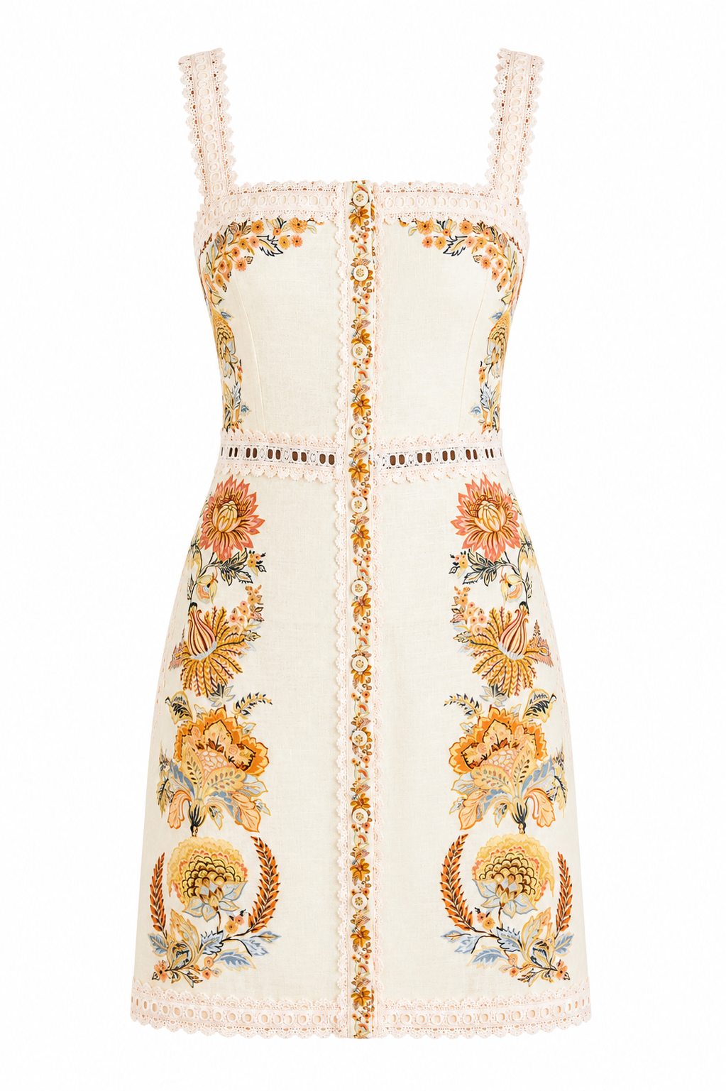 Ligia Light Pink Sleeveless Mini Dress