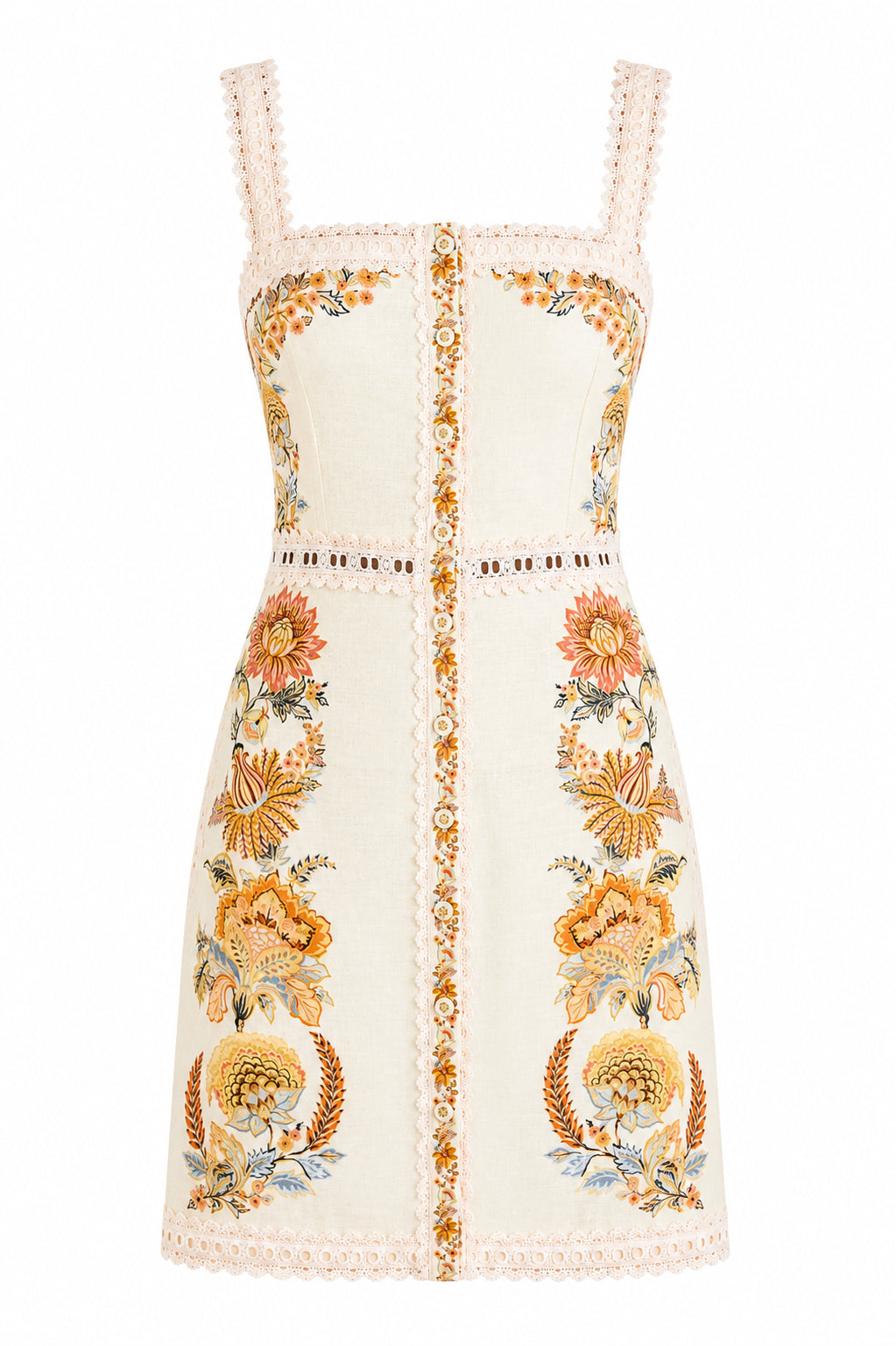 Ligia Light Pink Sleeveless Mini Dress