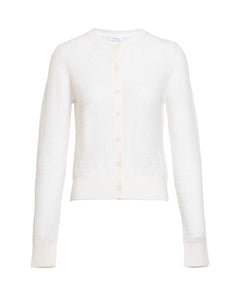 Lisa Knit Cardigan in Ivory