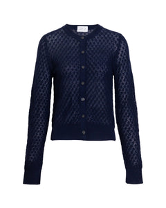 Lisa Knit Cardigan in Martime Blue