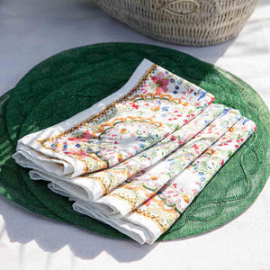 Tuileries Garden Placemat in Basil