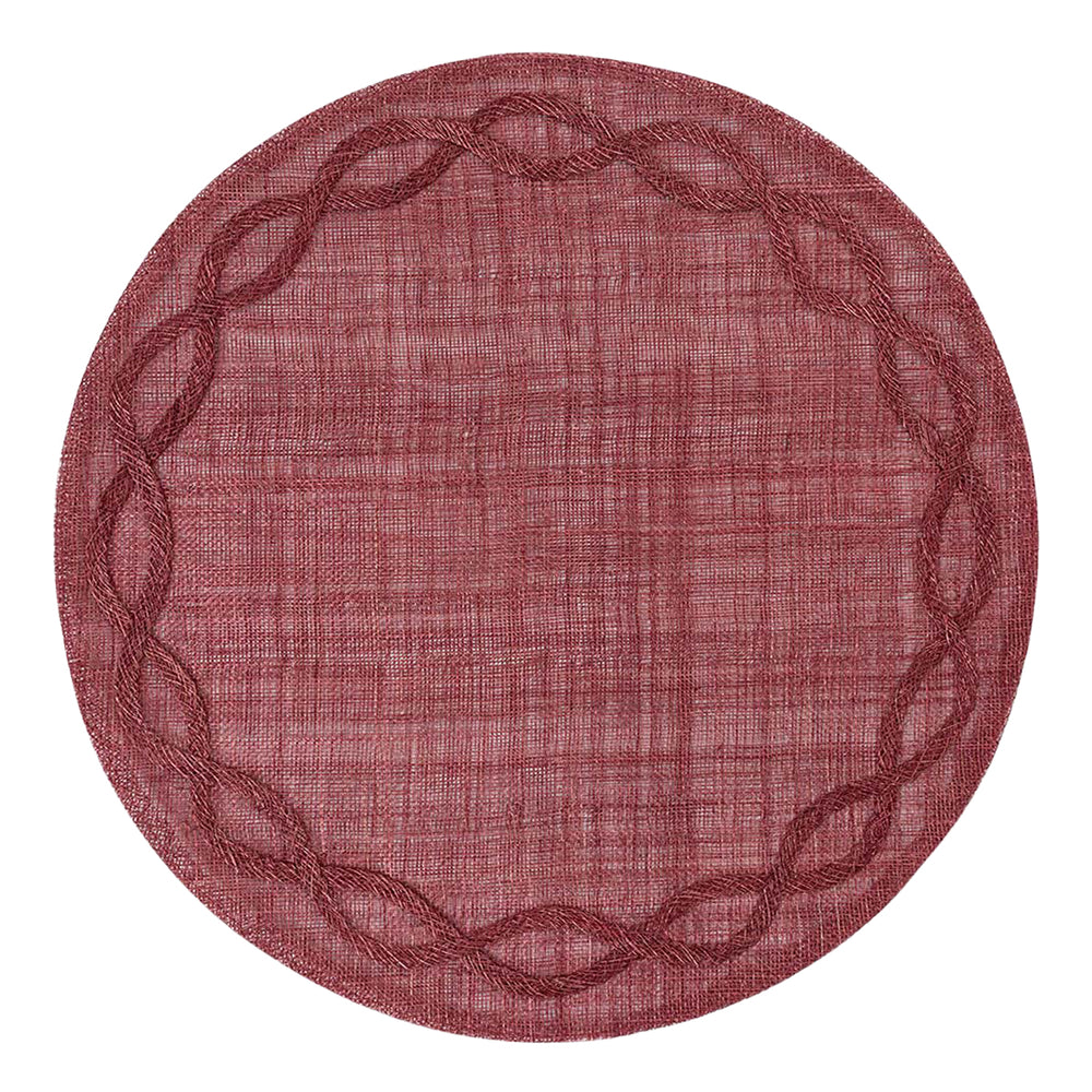 Tuileries Garden Placemat in Mulberry