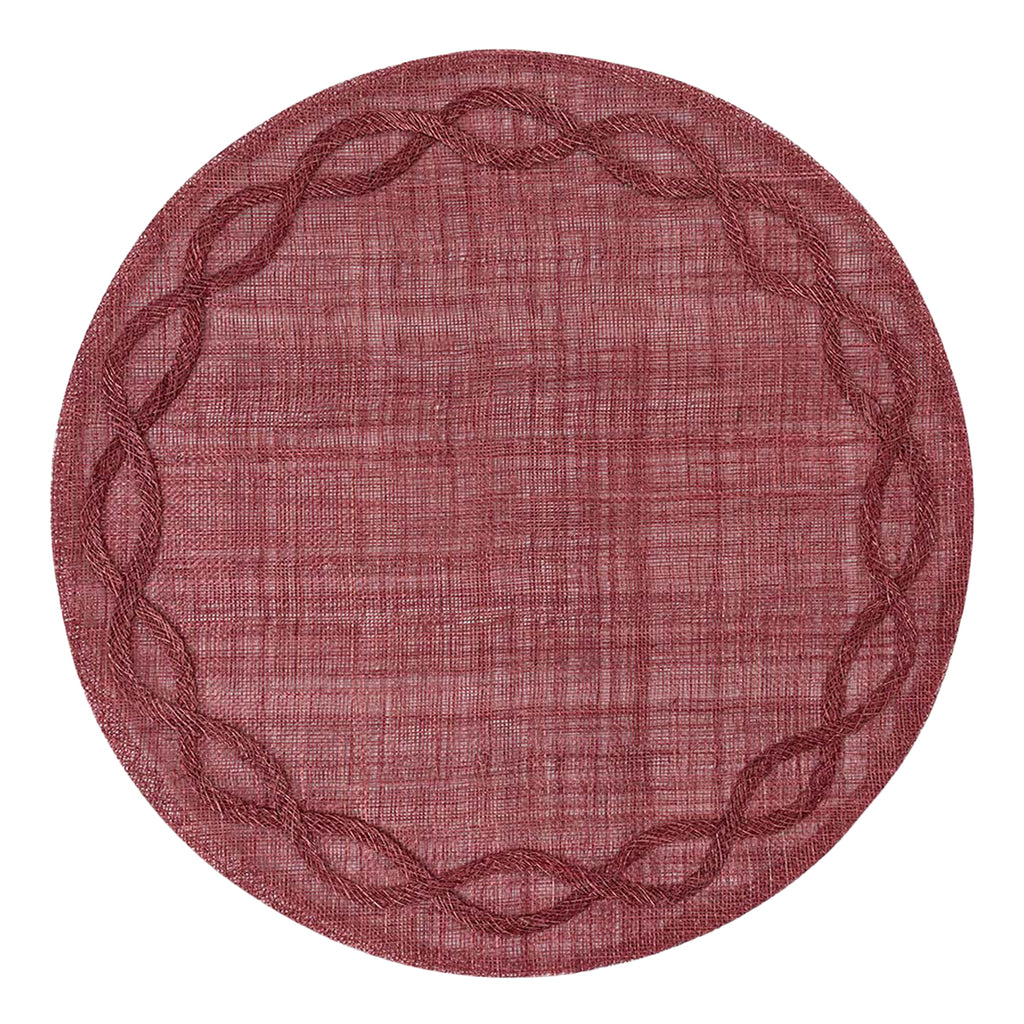 Tuileries Garden Placemat in Mulberry