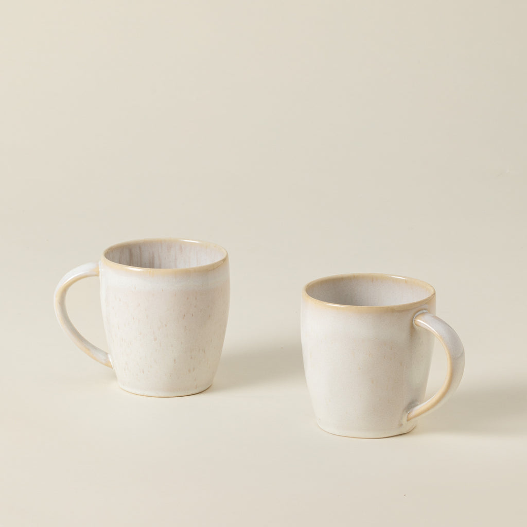 Eivissa Collection Mugs in Sand Beige, Set of 6