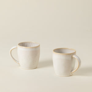 Eivissa Collection Mugs in Sand Beige, Set of 6