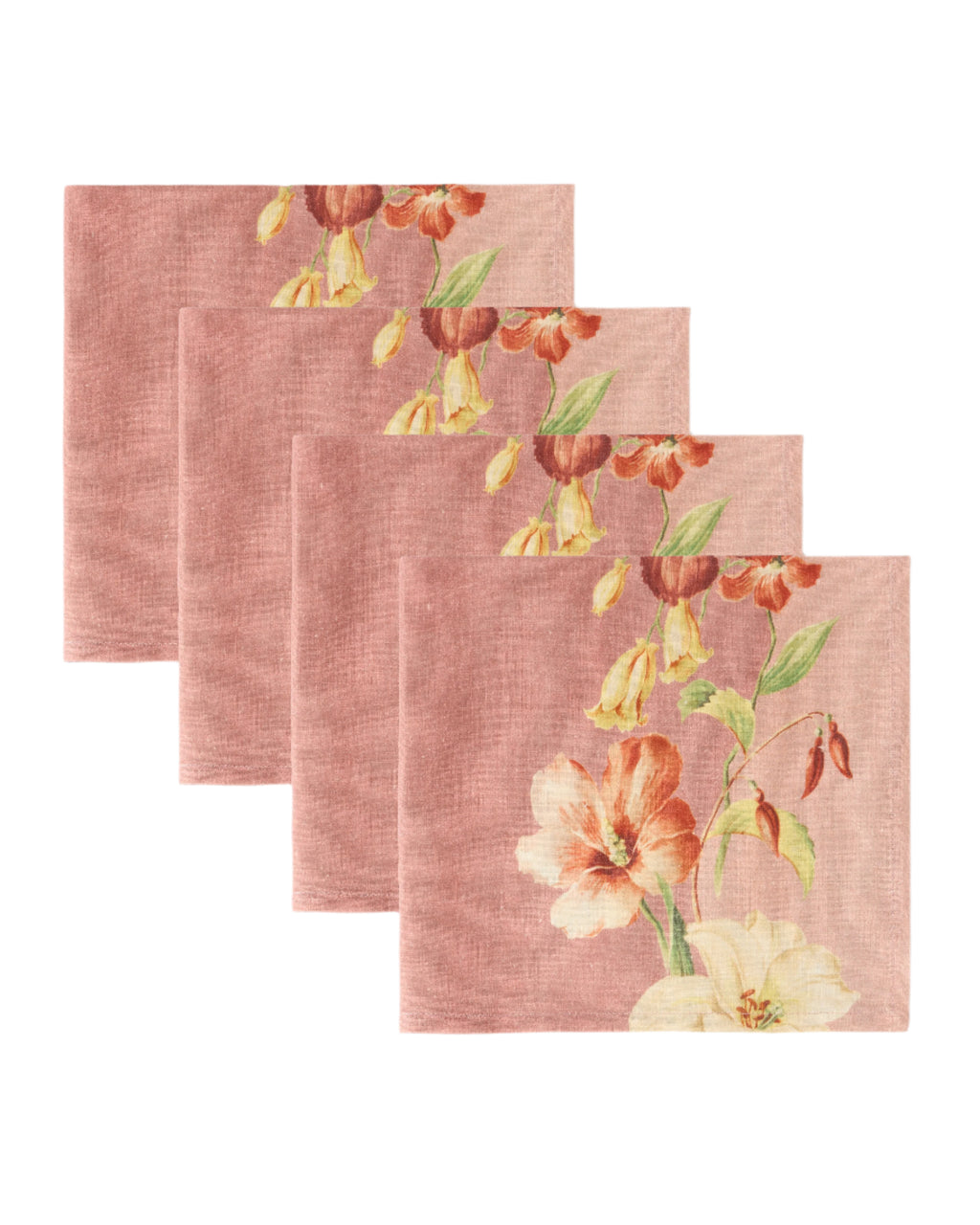 Hibiscus Colony Napkins, Set of 4
