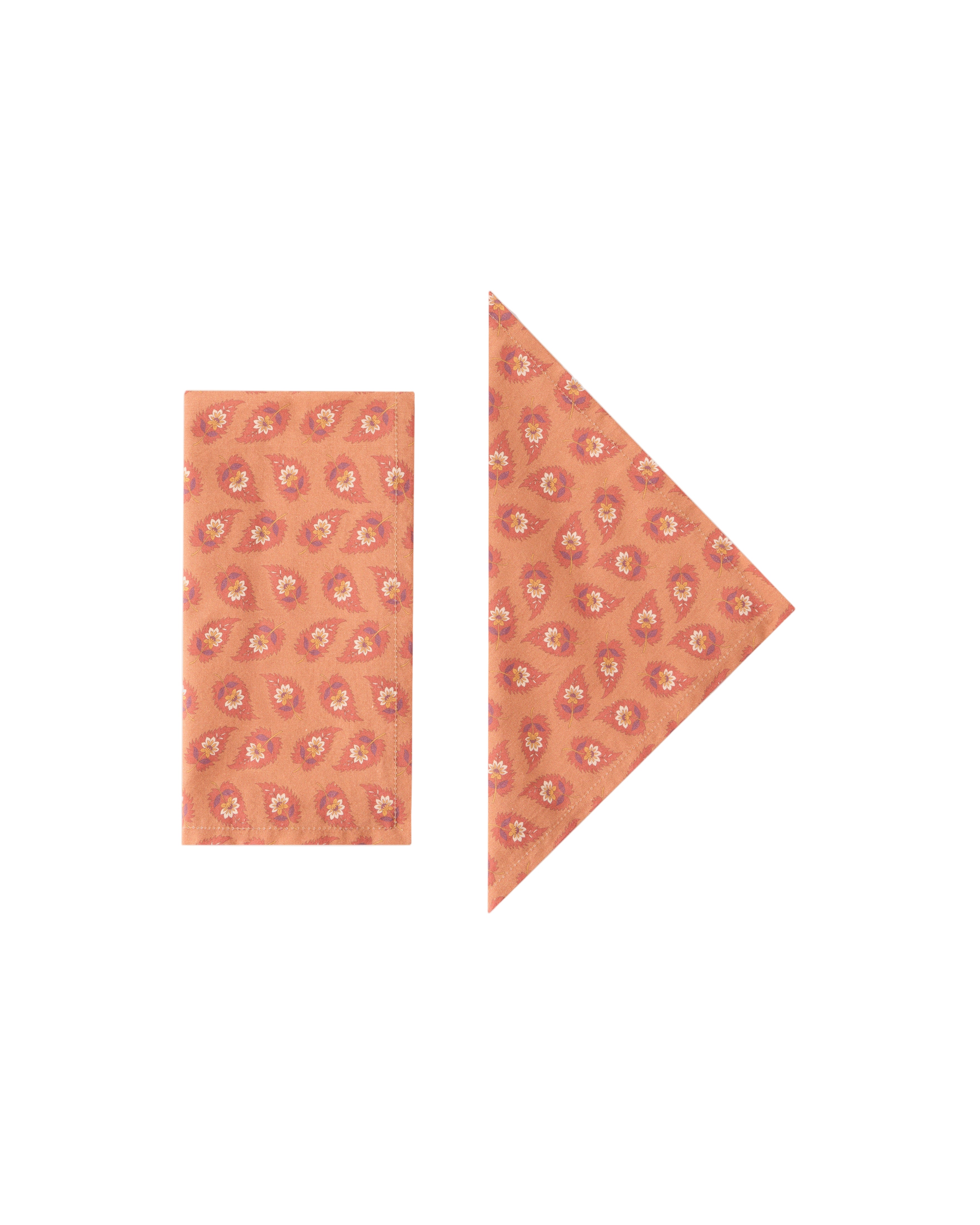 Lavinia Terracotta Napkins, Set of 4