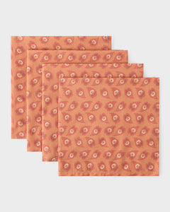 Lavinia Terracotta Napkins, Set of 4
