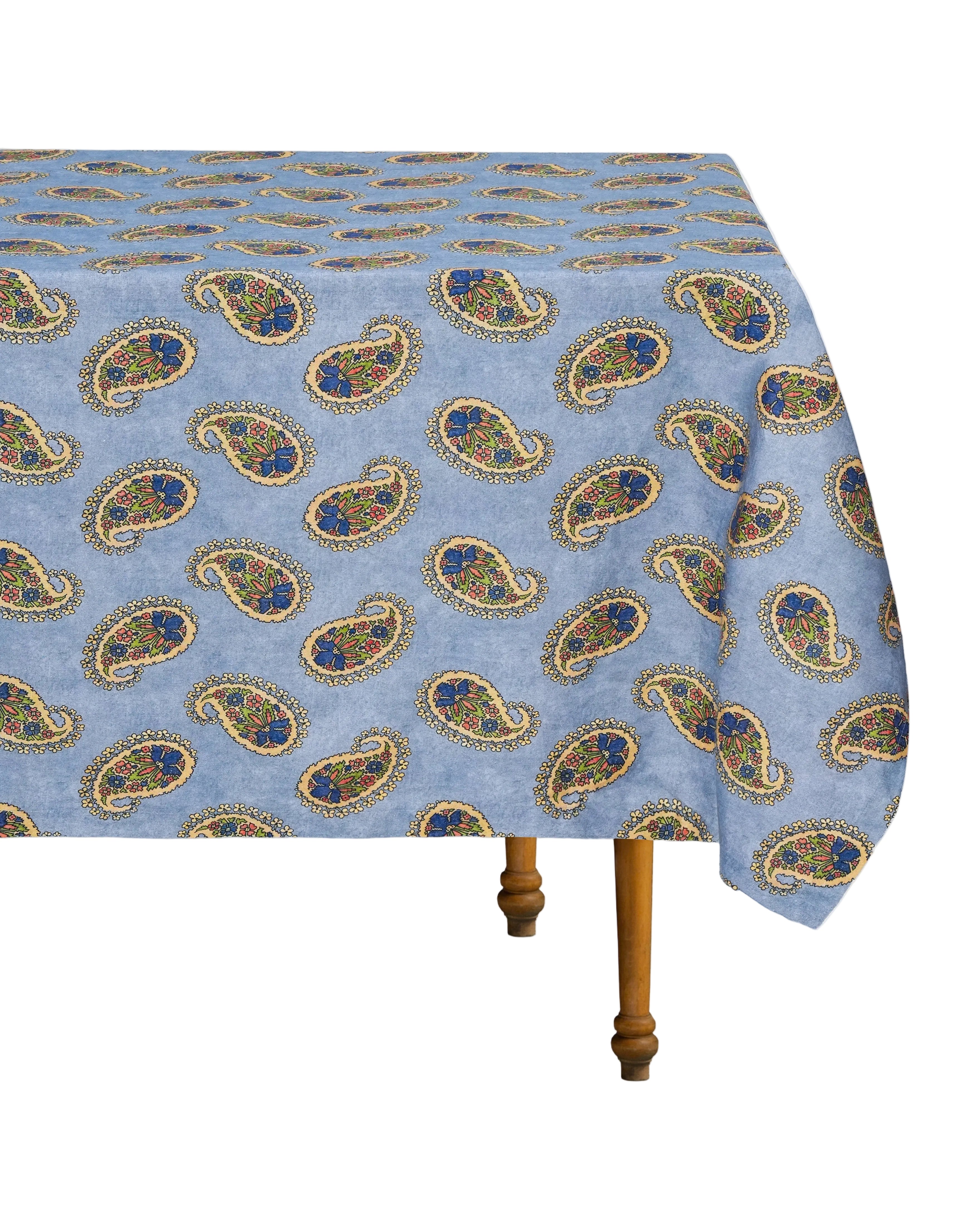 Square Babe Tablecloth in Light Blue