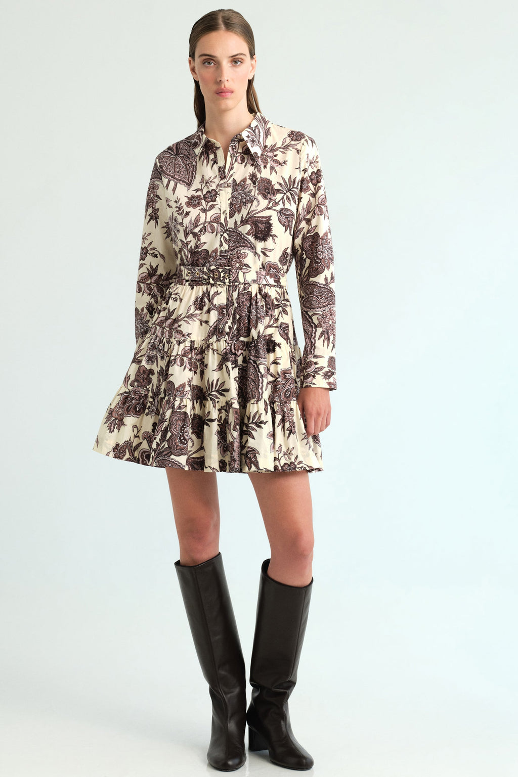 Eugenia Dress in Linden Bloom Ivory