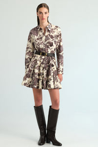 Eugenia Dress in Linden Bloom Ivory