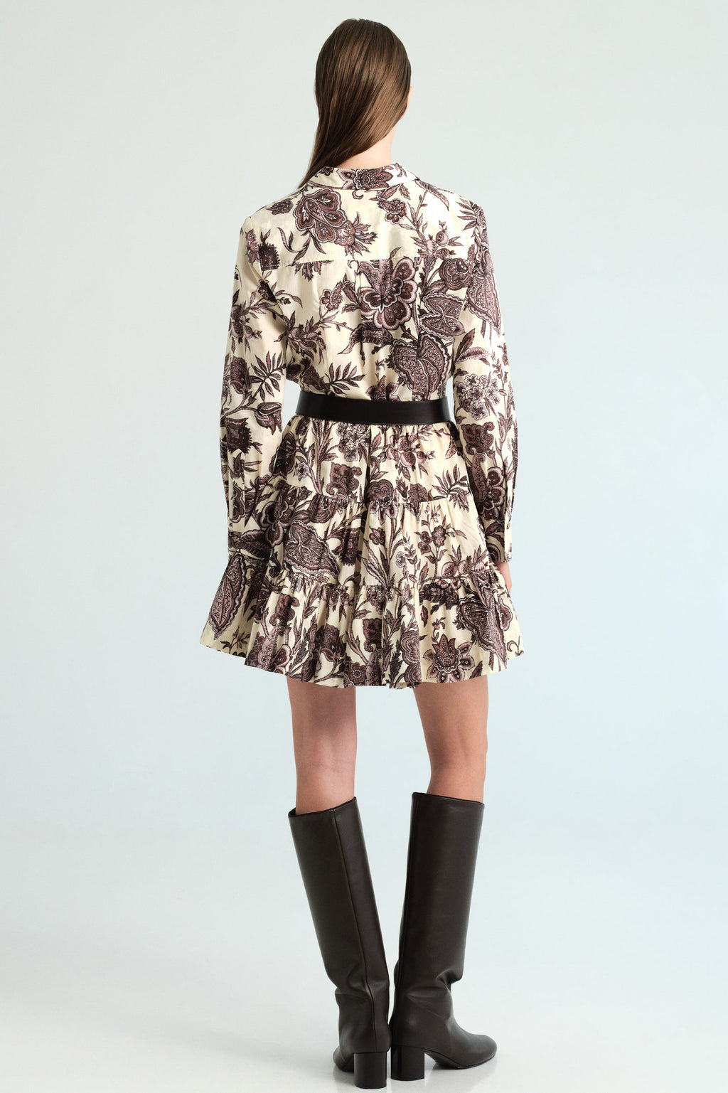 Eugenia Dress in Linden Bloom Ivory