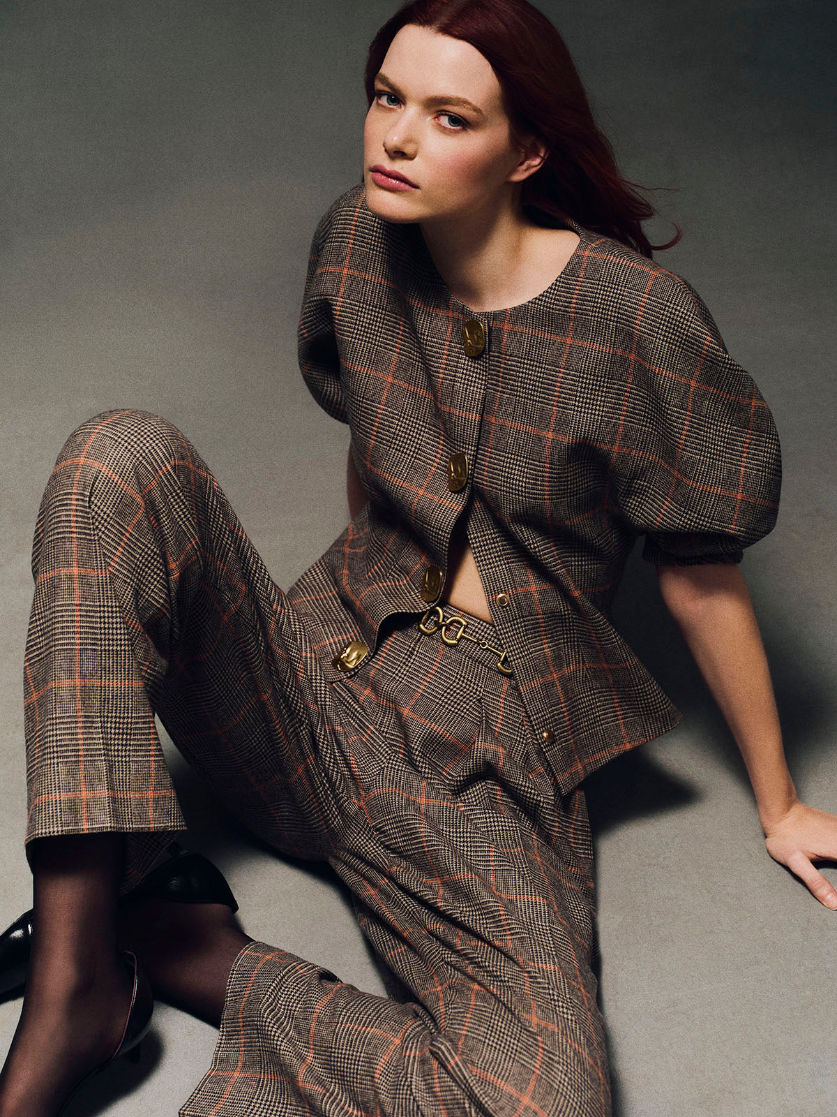 Emerson Pant in Odette Plaid