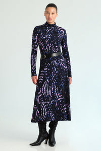 Hera Dress in Veneta Arc Navy
